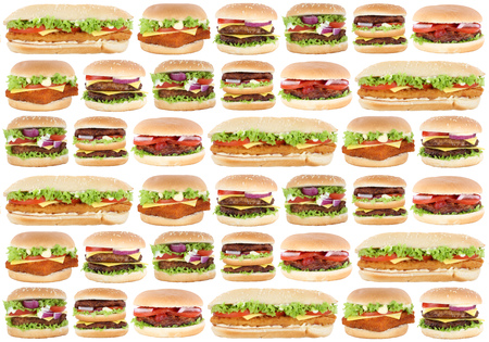 Fast food background hamburger cheeseburger burger fastfood sandwichの写真素材