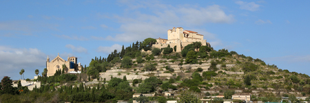 Arta Majorca Mallorca Balearic Islands panorama church Spain travelの写真素材