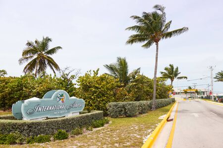 Key West, Florida â April 5, 2019: Terminal of Key West airport (EYW) in the United States.のeditorial素材