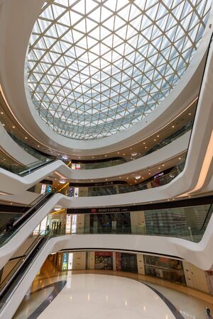 Beijing, China â€“ October 1, 2019: Galaxy SOHO building in Beijing, China.