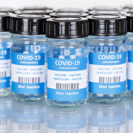 Coronavirus Vaccine bottle Corona Virus COVID-19 Covid vaccines square bottles