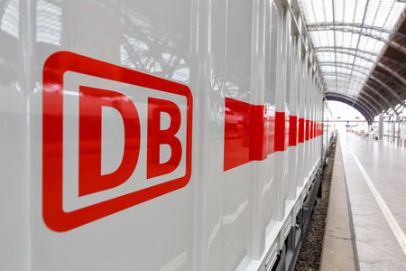 Leipzig, Germany - August 19, 2020: DB Deutsche Bahn German railways IC2 Intercity 2 train at Leipzig main station railway in Germany.のeditorial素材