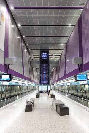 Singapore - January 29, 2018: MRT Metro Tampines East Station in Singapore.のeditorial素材