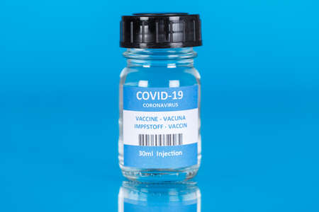 Coronavirus Vaccine bottle Corona Virus COVID-19 Covid vaccines bottlesの写真素材