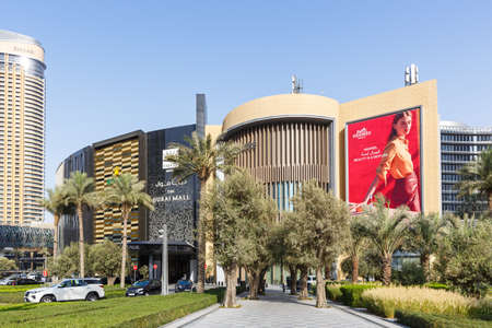 Dubai, United Arab Emirates - May 27, 2021: Dubai Mall Luxury Shopping Center in Dubai, United Arab Emirates.のeditorial素材
