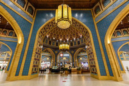 Dubai, United Arab Emirates - May 27, 2021: Ibn Battuta Mall Luxury Shopping Center in Dubai, United Arab Emirates.のeditorial素材