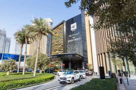 Dubai, United Arab Emirates - May 27, 2021: Dubai Mall Luxury Shopping Center in Dubai, United Arab Emirates.のeditorial素材