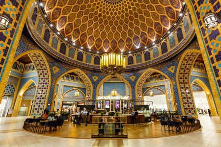 Dubai, United Arab Emirates - May 27, 2021: Ibn Battuta Mall London Dairy Cafe Luxury Shopping Center in Dubai, United Arab Emirates.のeditorial素材