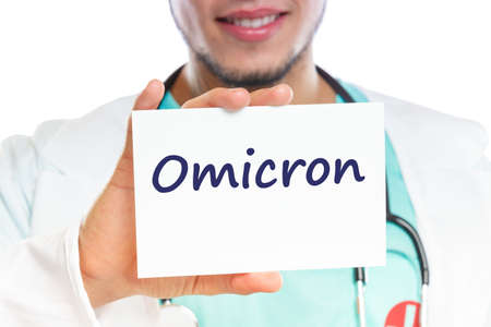 Omicron Variant Omicron virus doctor crisisの写真素材