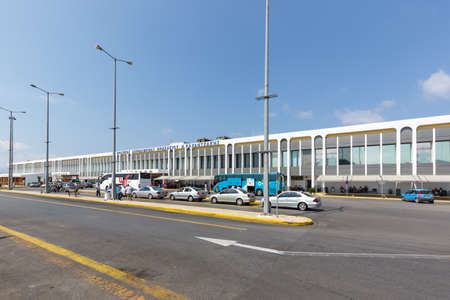 Heraklion, Greece - September 17, 2018: Terminal of Heraklion airport (HER) in Greece.のeditorial素材