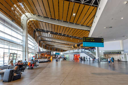 Faro, Portugal - September 26, 2021: Terminal of Faro airport (FAO) in Portugal.のeditorial素材