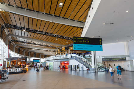 Faro, Portugal - September 26, 2021: Terminal of Faro airport (FAO) in Portugal.のeditorial素材