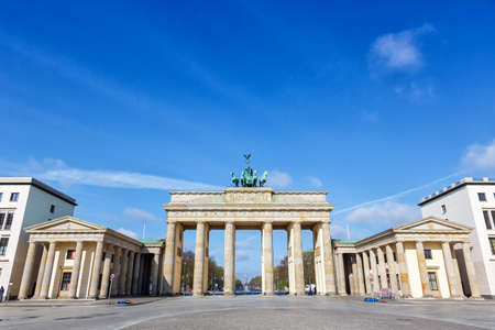 Berlin Brandenburger Tor Gate in Germany copyspace copy space sightのeditorial素材