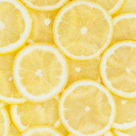 Lemons citrus fruits lemon collection food background square fresh fruit backgroundsの写真素材