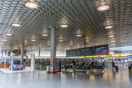 Hanover, Germany - August 9, 2020: Terminal C at Hanover Airport in Germany.のeditorial素材