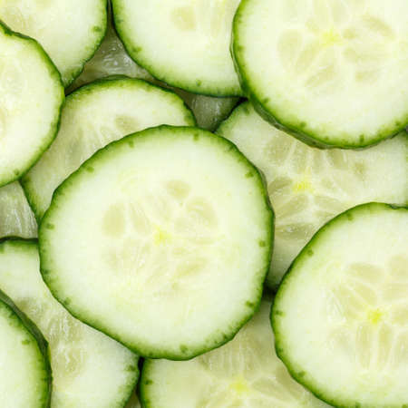 Cucumber cucumbers background vegetable vegetables from above square freshの写真素材
