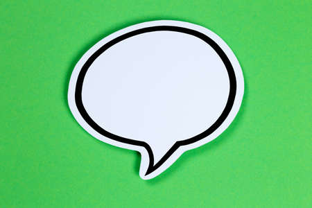 Speech bubble with copyspace copy space communication concept talking speakingの写真素材