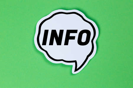 Info information help problem support speech bubble communication concept talking saying talkの写真素材