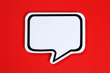 Speech bubble with copyspace copy space communication concept talking speaking