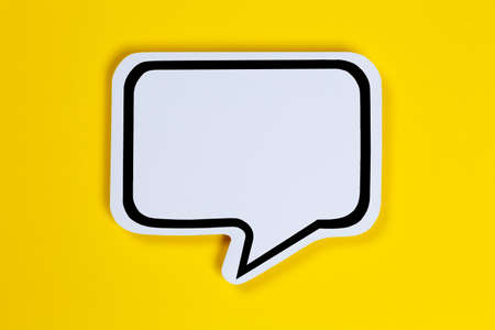 Speech bubble with copyspace copy space communication concept talking speakingの写真素材