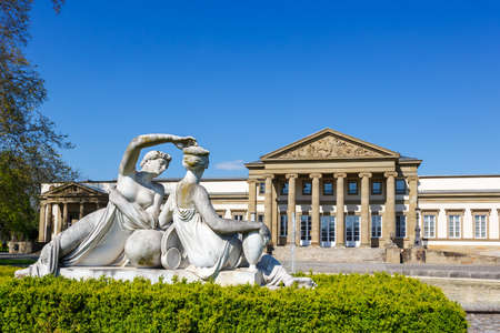 Stuttgart Rosenstein Castle architecture city travel in Germanyのeditorial素材