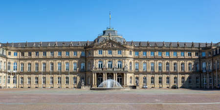 New Castle Stuttgart panorama town architecture travel in Germanyのeditorial素材