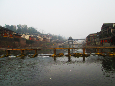 The Fenghuang Ancient Town, Chinaの写真素材