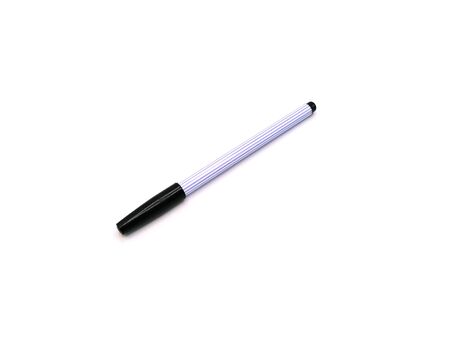 Blank color pen on white background.の写真素材