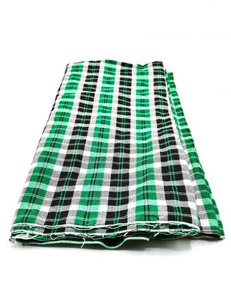Loincloth or Kamar band on white backgroundの写真素材