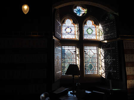 Window at Cardiff Castleのeditorial素材