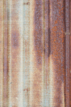 Rusted galvanized iron plate 