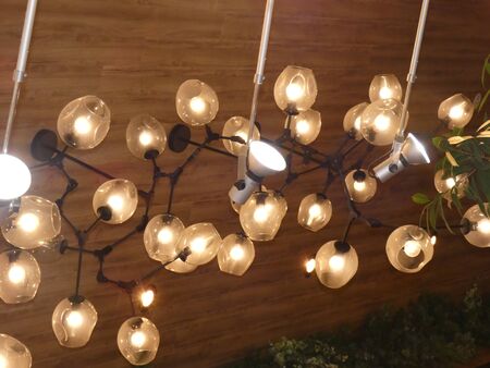 Ceiling lightingの写真素材