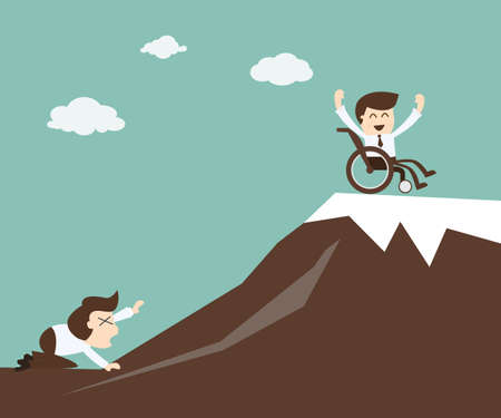 The Power of Faith, Believing   Positive Thinkingのイラスト素材