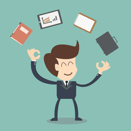 Responsible  businessmanのイラスト素材