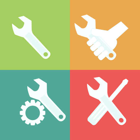 Tools iconのイラスト素材