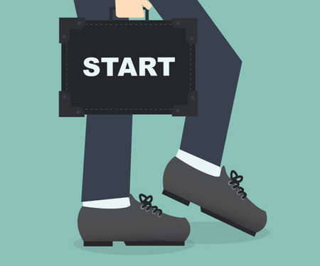 Start business conceptのイラスト素材