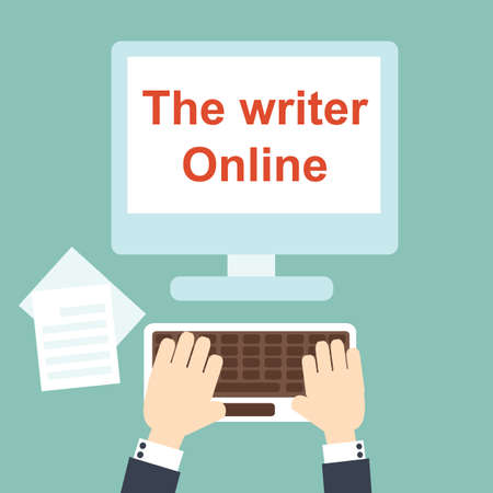 the writer onlineのイラスト素材