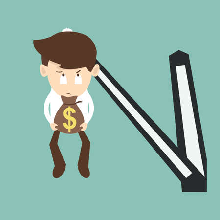 Trade time for moneyのイラスト素材