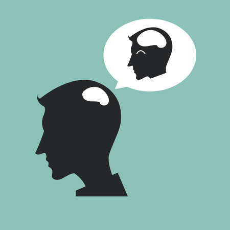 Overconfident and Careless conceptのイラスト素材