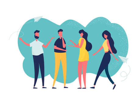 business people group communication conceptのイラスト素材