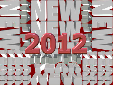 New Year 2012の写真素材