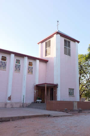 Old Church building, Namibia, Africaの写真素材