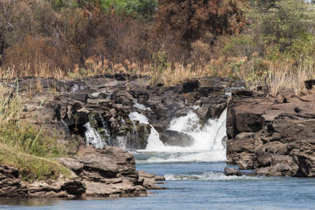 Popa Falls on the Okavango River, Namibia, 2015の写真素材