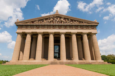 Life size replica of the Parthenon in Nashville, Tennesseeのeditorial素材