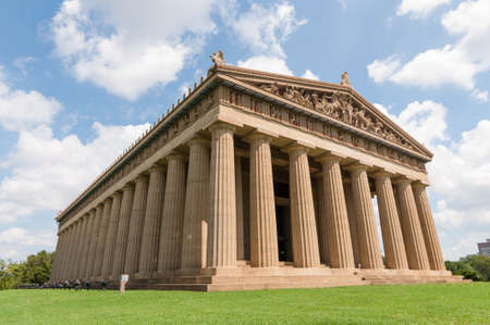 Life size replica of the Parthenon in Nashville, Tennesseeのeditorial素材