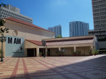 Miami Art Museum 2, Miami, FLのeditorial素材