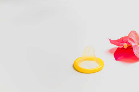 Condoms isolatedの写真素材