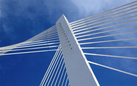 Bridge in moder architecture style.の写真素材