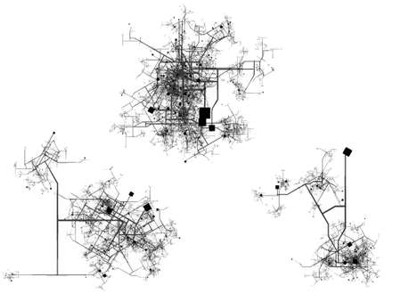 City mapのイラスト素材