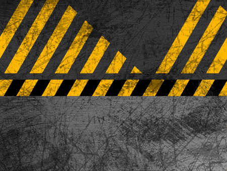 Dirty metal texture - Industrial - Warning